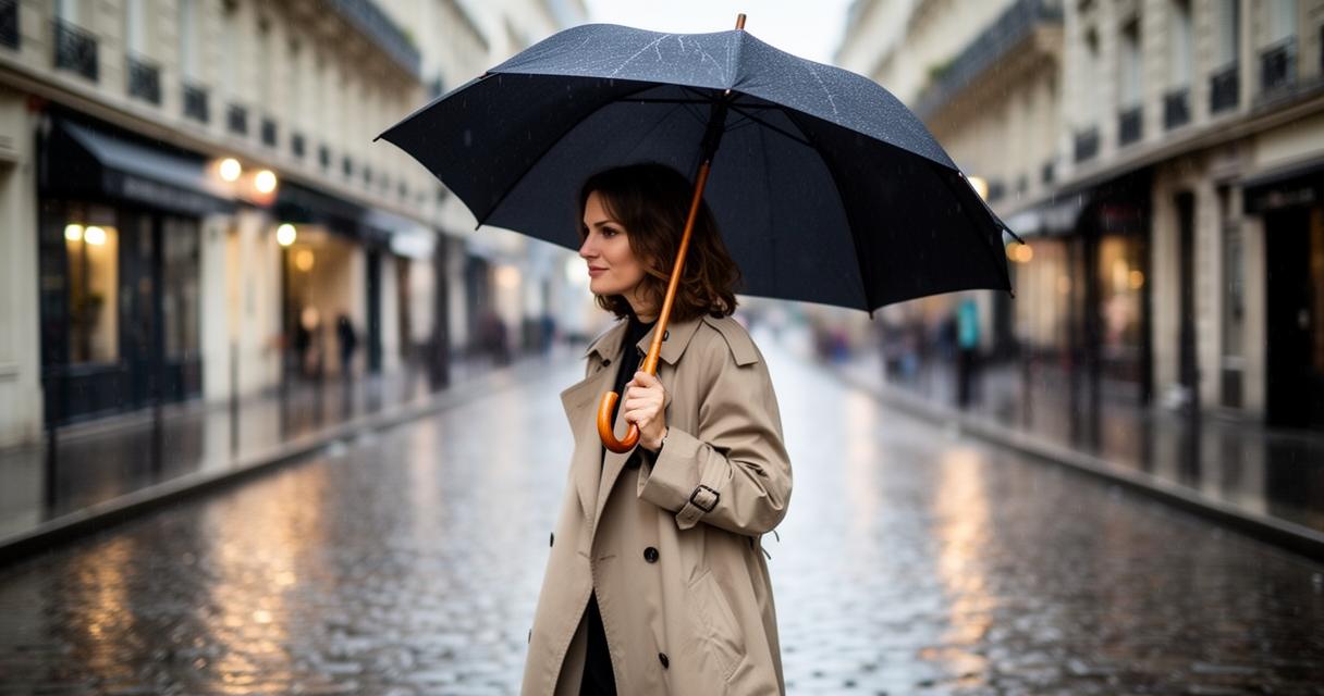 Choisir le parapluie chic et élégant pour femme qui vous convient